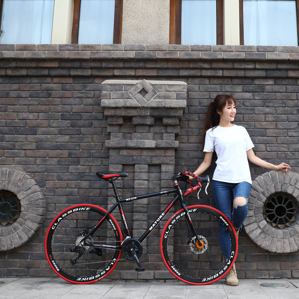 Lassbike™ MZ-C30 Road Bike – Lightweight Aluminum Alloy Racing Bicycl
