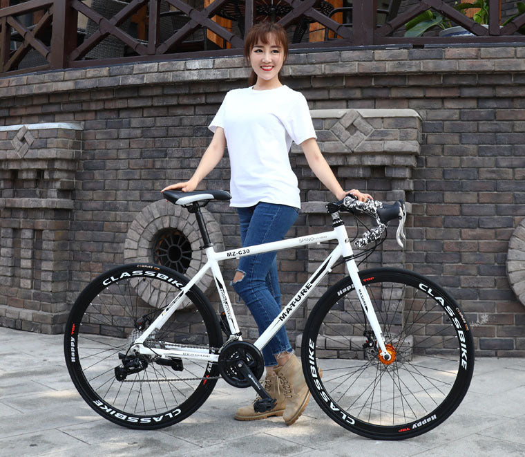 Lassbike™ MZ-C30 Road Bike – Lightweight Aluminum Alloy Racing Bicycl