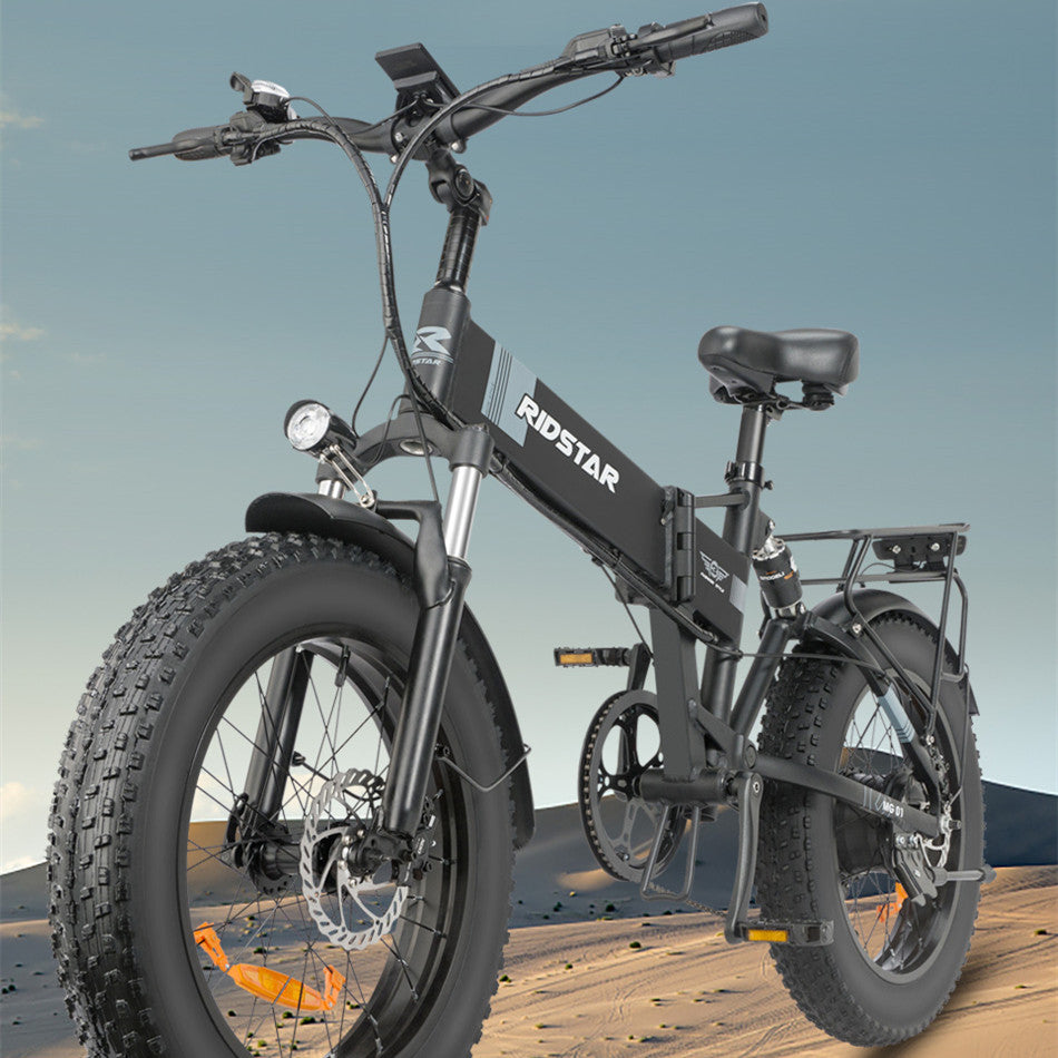 RIDSTAR™ 20" Electric Mountain Bike – 1000W – Up to 60km Range ⚡